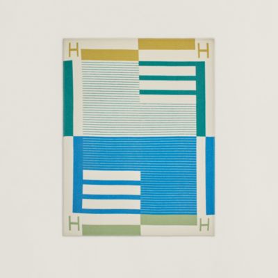 新品 HERMES エルメス プレード ジャカード ブレ カシミア